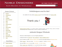 Tablet Screenshot of nobledesigners.com